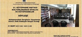 51.Kütüphaneler Haftası /Şenol Tombaş